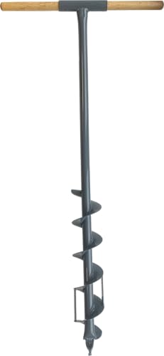 Berger + Schröter, Erdbohrer, grau, 9 cm