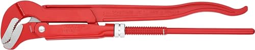 KNIPEX Rohrzange S-Maul rot pulverbeschichtet...