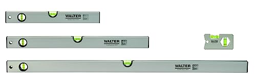 WALTER Wasserwaagen-Set 4-tlg. Wasserwaage in...