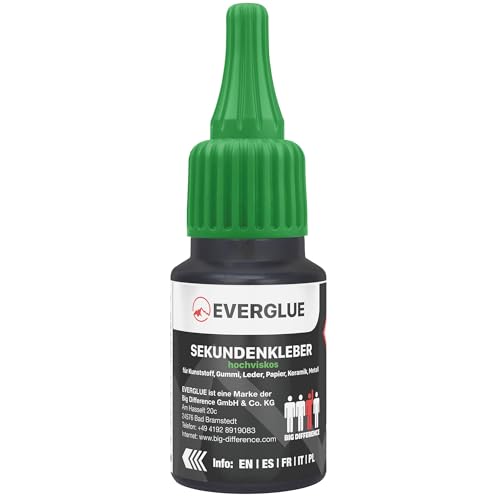 Everglue Sekundenkleber dickflüssig à 20g...