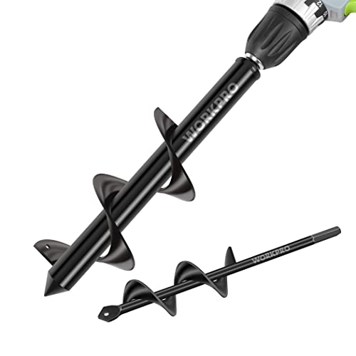 WORKPRO Gartenbohrer Erdbohrer für...