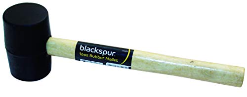 Blackspur HM207 Gummihammer mit Holzschaft