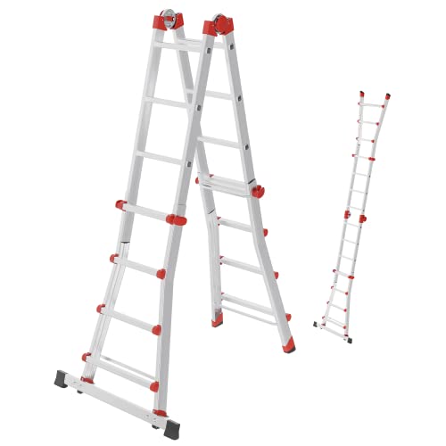 Hailo M80 Alu-Multifunktionsleiter -...