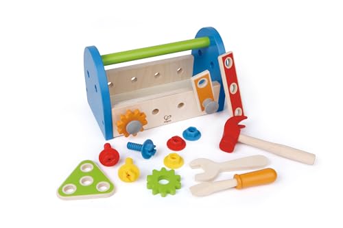 Hape Werkzeugkasten aus Holz mit Zubehör |...