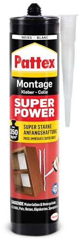 Pattex Montagekleber Super Power, Baukleber...