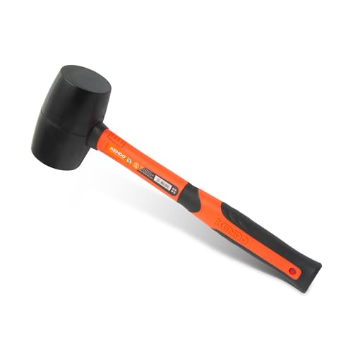 KENDO - Gummihammer schwarz - 450 g - mit...