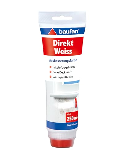Baufan Direkt Ausbesserungsfarbe, Weiß mit...