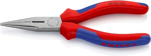 KNIPEX Flachrundzange mit Schneide...