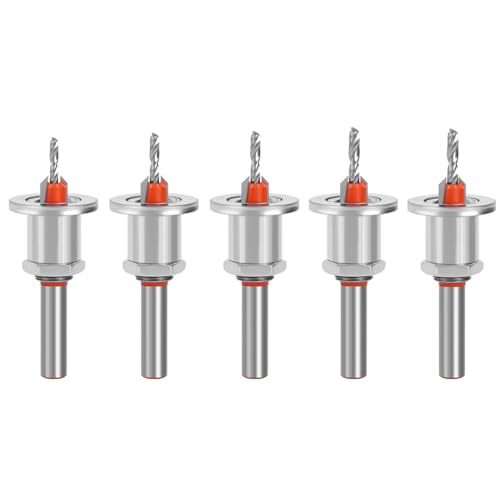 BIGP 5 Stücke Senkbohrer Holz Set, 8 mm...