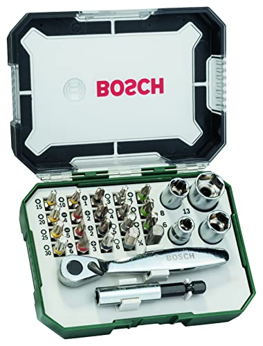 Bosch 26tlg. Schrauberbit- und Ratschen-Set...