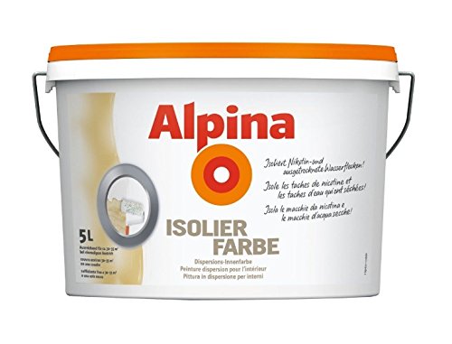 Alpina 5 Liter Isolierfarbe Ruß- & Nikotin,...