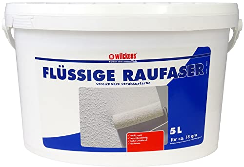 Wilckens Flüssige Raufaser matt, 5 l, Weiß