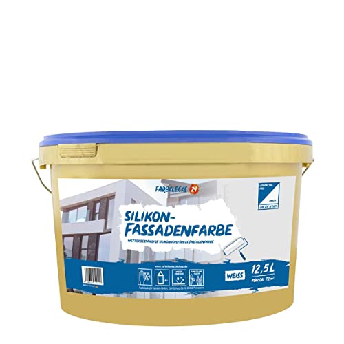 Farbklecks24 Silikon Fassadenfarbe 12,5L...