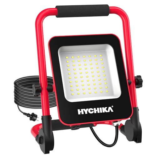 HYCHIKA LED Baustrahler,50W 5500LM...