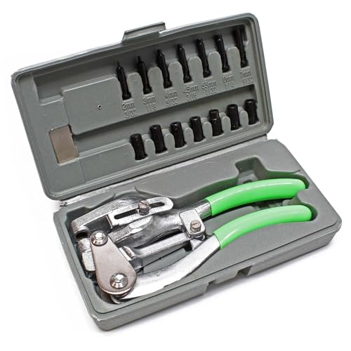 Wiltec Lochzange Set 16 TLG 21 x 10 x 4 cm,...