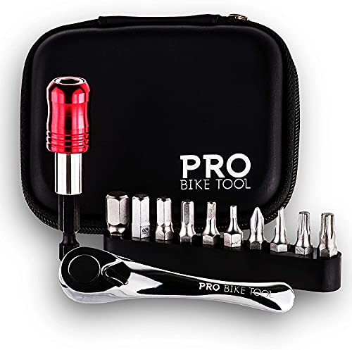 PRO BIKE TOOL Mini Ratschen Set mit 10 Bits...