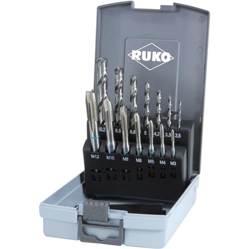 Ruko 245048RO Maschinengewindebohrer Satz HSS...