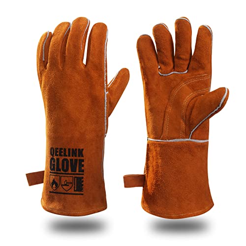 QeeLink Schweißhandschuhe, hitze- und...