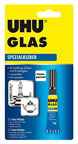 UHU 46685 Spezialkleber Glas, Tube mit 3 g