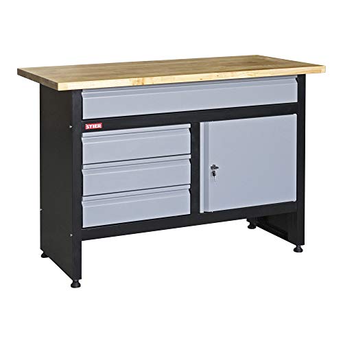Schubladenbreite 500mm Werkbank Werktisch mit 8 Schubladen 1500x600x960mm 