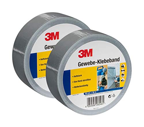 3M Gewebe-Klebeband, Panzerband, Gaffa-Tape...