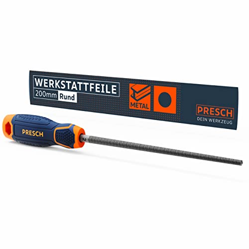Presch Werkstattfeile Rund 200mm -...