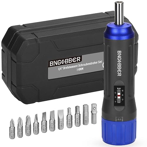 BINGCOBBER Drehmomentschrauber Set 1-6 Nm...