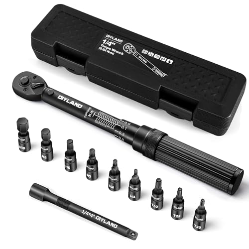 DIYLAND Drehmomentschlüssel 1/4 Zoll 2-24Nm,...