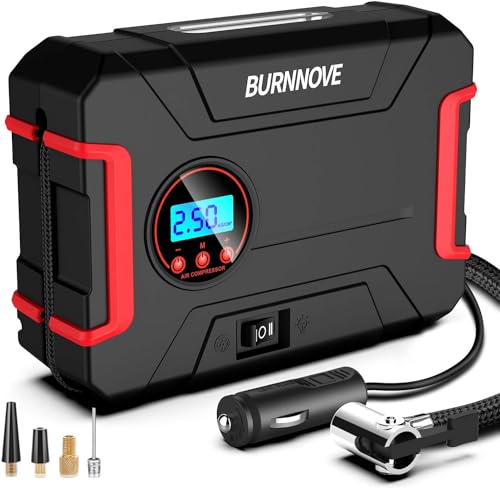 BURNNOVE Elektrische Luftpumpe DC 12V 120PSI...
