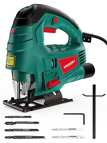 HYCHIKA Stichsäge, 800W Max Holz...