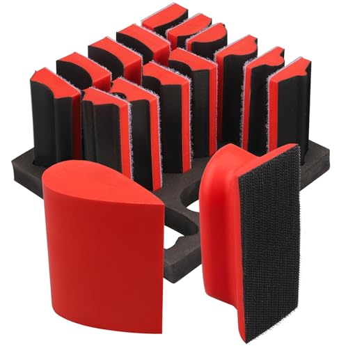 PMIQSA 16 Stück Handschleifblock Set,...