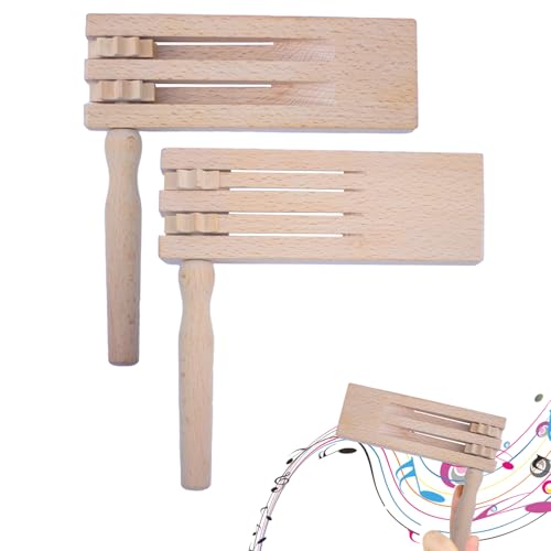 DMSESRLS 2 Stück Holzratsche Geräusche...