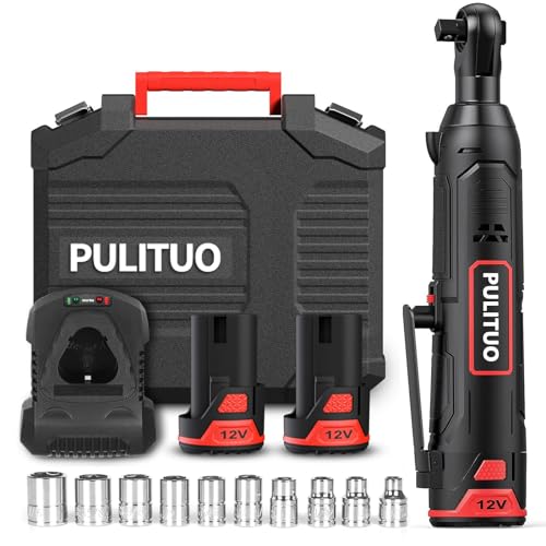 PULITUO Elektrische Ratschenschlüssel Set,...
