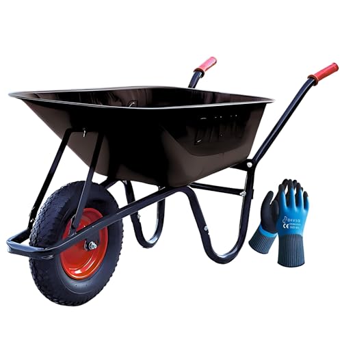 DIVID® Schubkarre 250Kg | 100Liter |...