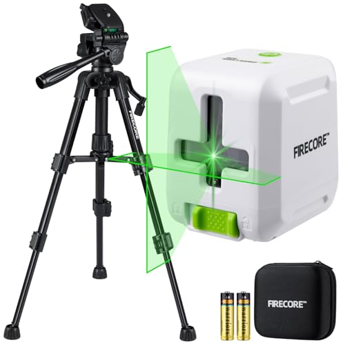 Firecore Kreuzlinienlaser mit Stativ, Laser...