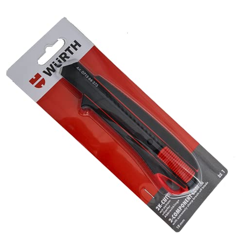 Würth Cuttermesser 2-K Griff 18mm inkl. 3...