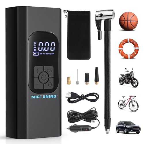 MICTUNING Elektrische Luftpumpe mit 6000mAh...