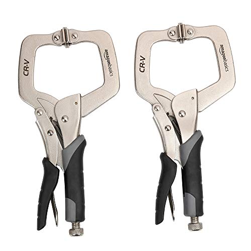 Amazon Basics Metallzwinge, 28 cm, 2er-Pack,...