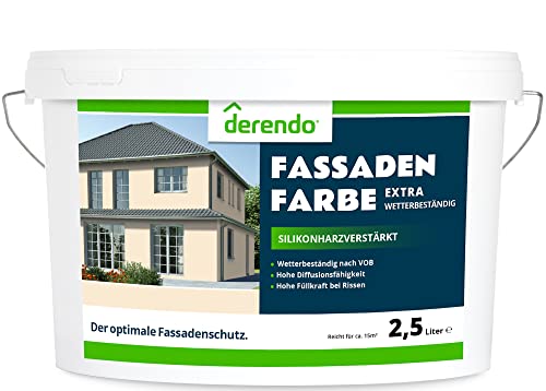 derendo Fassadenfarbe beige 2,5l mit EXTRA...