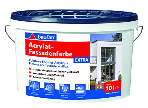 Baufan Fassadenfarbe EXTRA 10l weiß