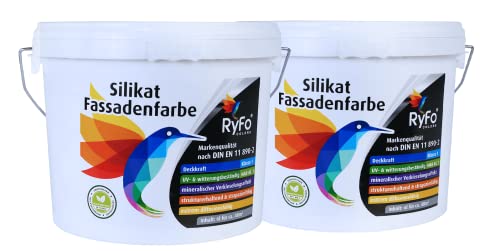 RyFo Colors Silikat Fassadenfarbe 12l...
