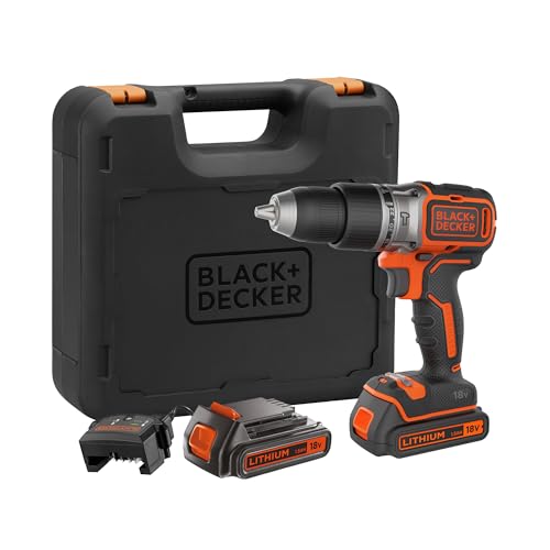 BLACK+DECKER Akku-Bohrhammer mit 18 V und...
