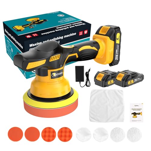 CONENTOOL 21V Akku Poliermaschine, Exzenter...