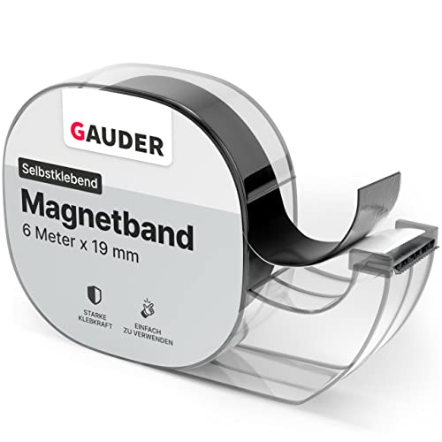 GAUDER Magnetband selbstklebend im Spender I...