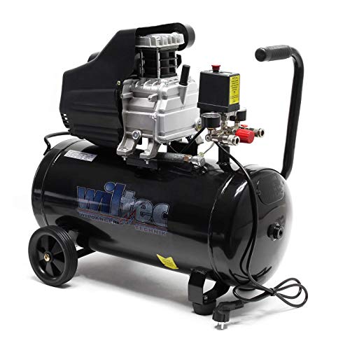 Wiltec Druckluftkompressor mit 50L Kessel,...