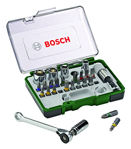 Bosch 27tlg. Schrauberbit- und Ratschen-Set...