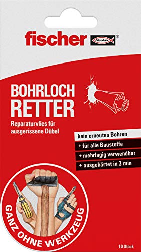 fischer BOHRLOCH RETTER, Reparaturvlies für...