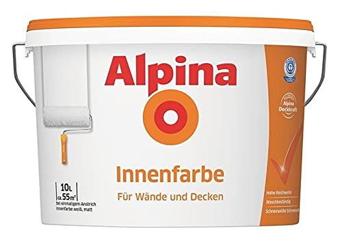 Alpina Innenfarbe, universelle Wandfarbe, 10...