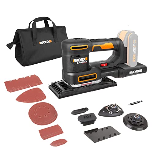 WORX WX820.9 Akku-Multischleifer – 5-in-1...