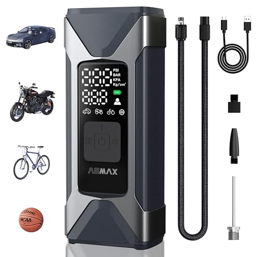 ASMAX Elektrische Luftpumpe 7500mAh,...